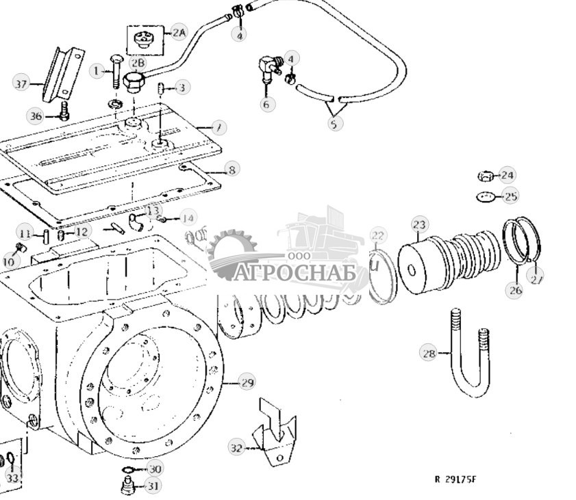 Front Differential Case And Pin 